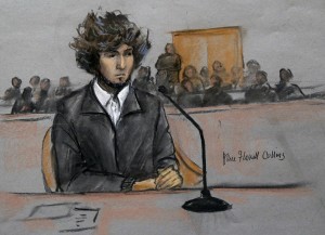 Boston marathon bomber makes first public appearance since 2013