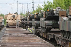 Army looking to store tanks, equipment in eastern Europe