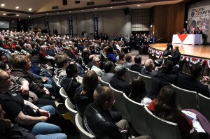 Thousands pack Army hearing to discuss future of Fort Drum