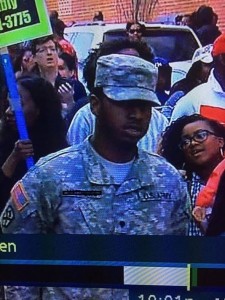 Soldier in uniform mistaken for protester, Army says