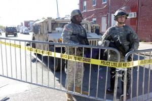 After a night of rioting and looting in Baltimore, the cleanup begins