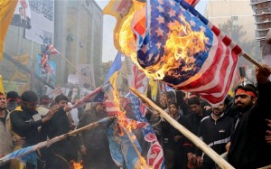 Despite nuke deal, anti-US chants erupt in Iranian capital