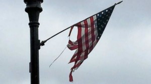 Veterans fight for Conn. city to replace tattered American flags