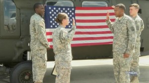 Cancer won’t stop Fort Bragg soldier from re-enlistment