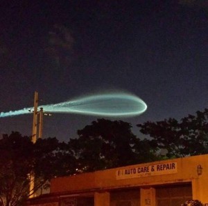 Flash in the sky: Rocket lights up South Florida